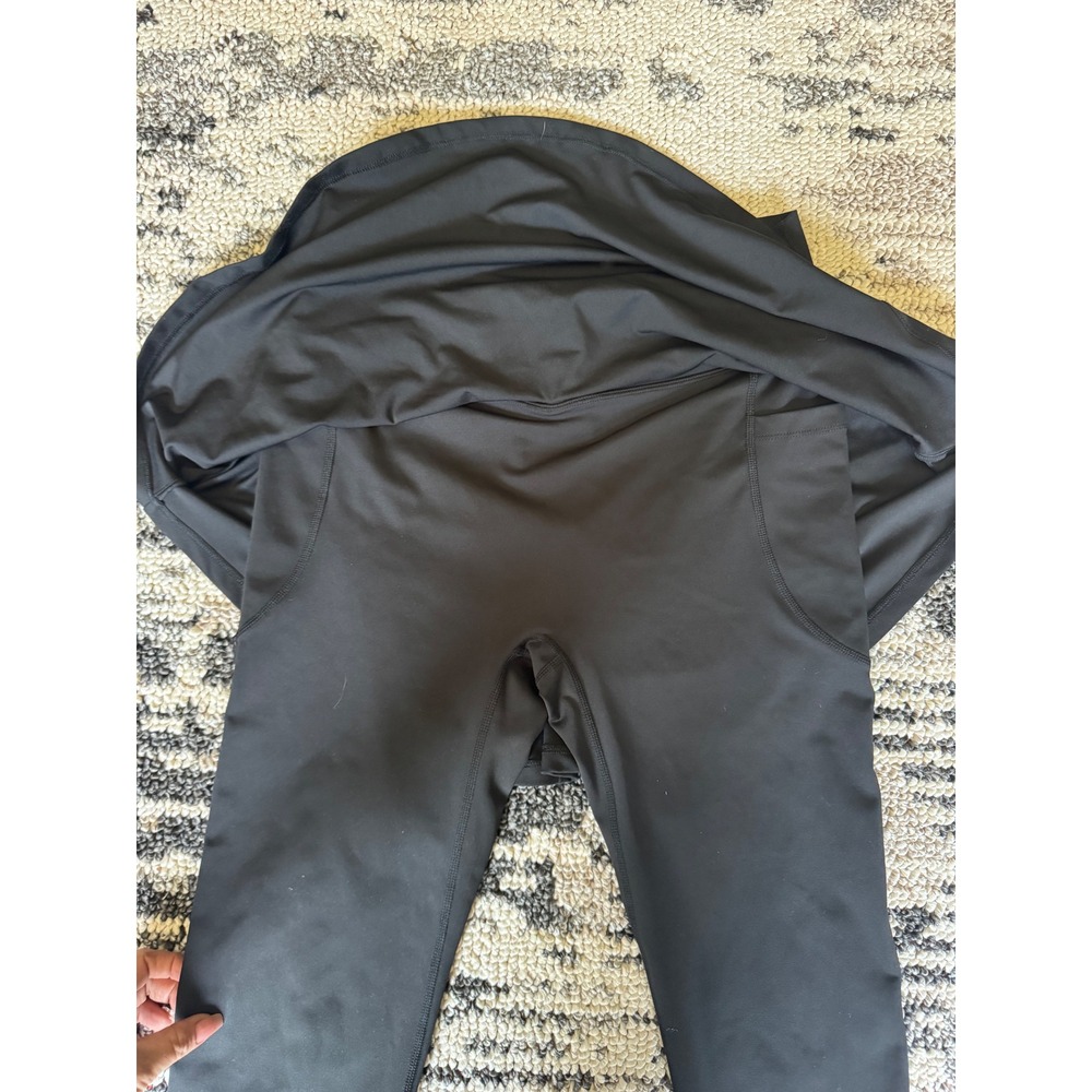 POPFLEX Limitless Skirted Leggings Black Size Large - Picture 3 of 3